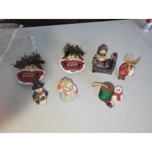 Vintage Snowman Christmas Lot 8